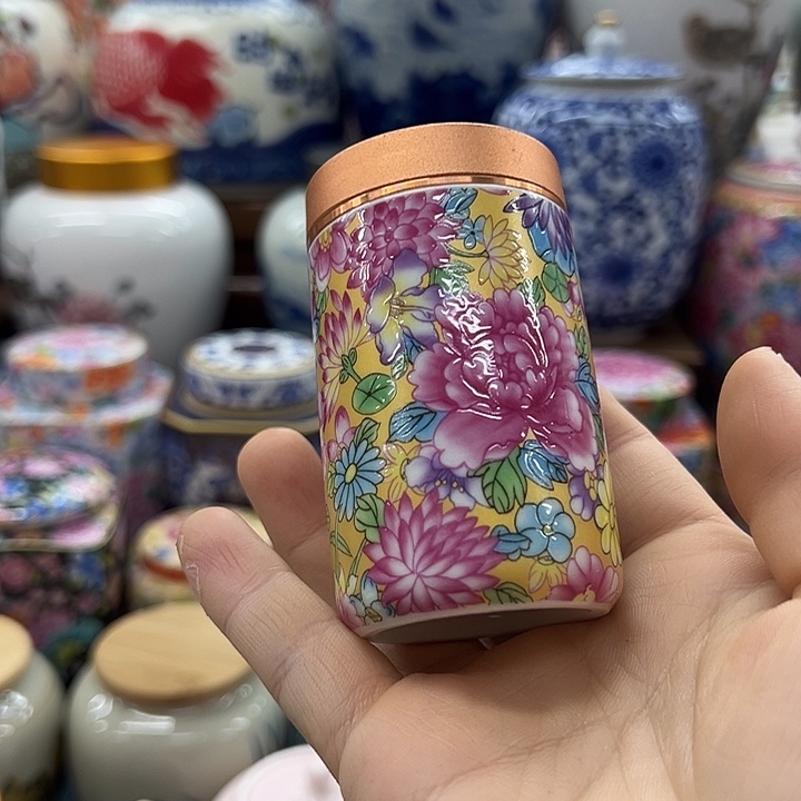 瓷片茶叶罐茶叶罐