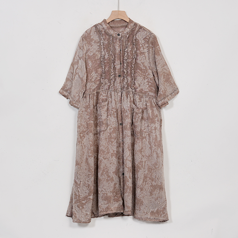 【蓉哥出品】森系苎麻连衣裙H65