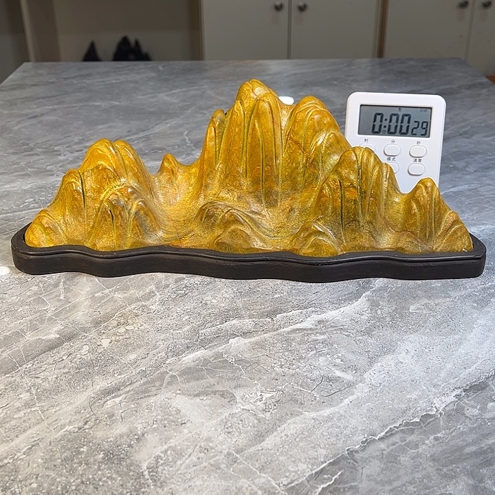 ****武奇石茶宠鱼缸文房摆件