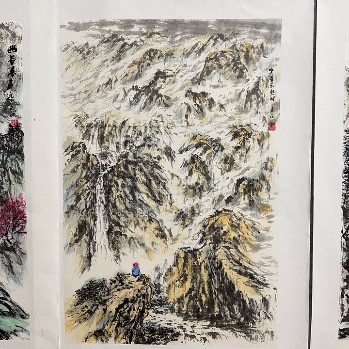 国画花鸟的翅膀和翅膀是一样