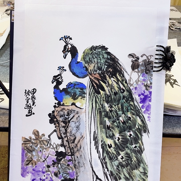 国画张圣敏先生纯手绘作品