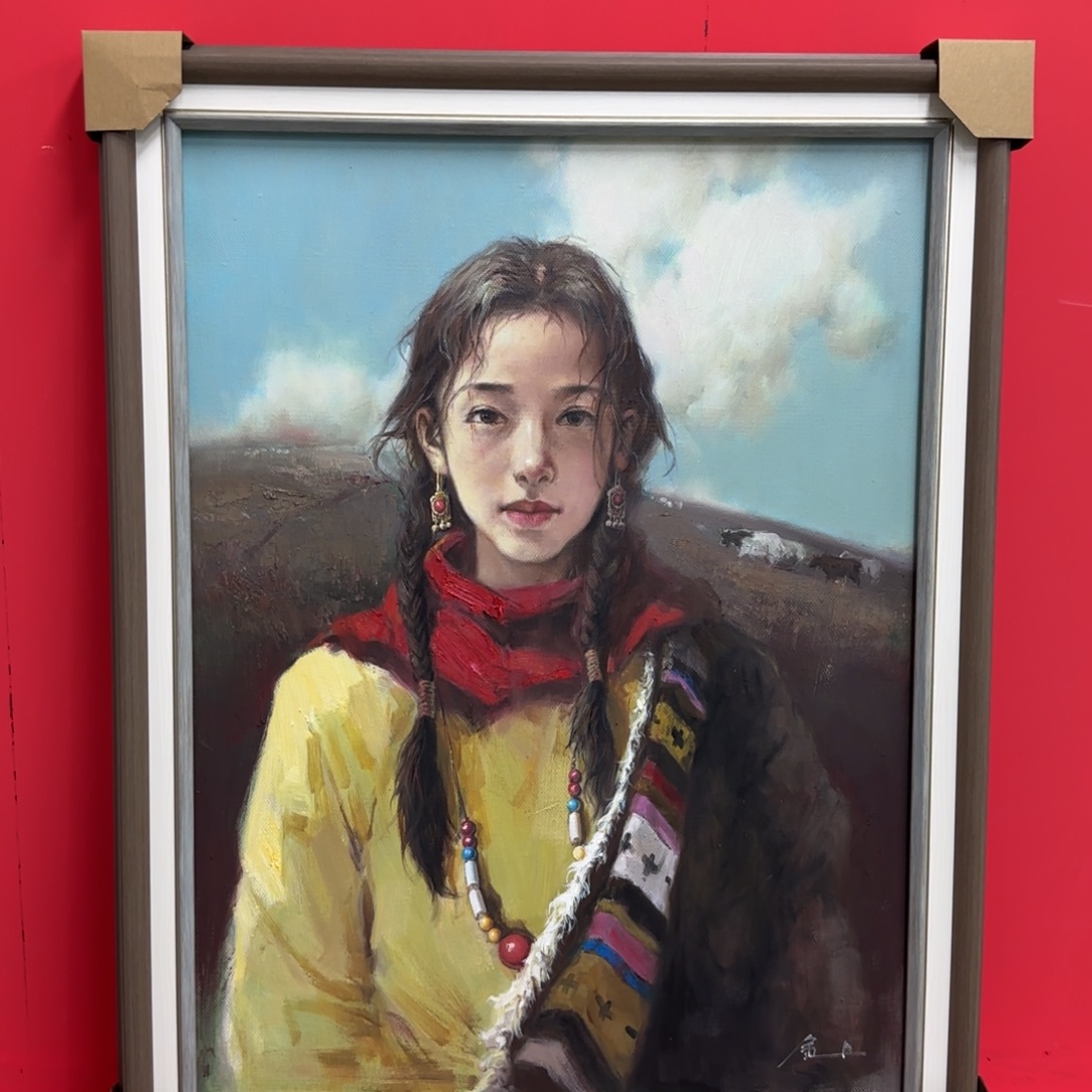 金日油画作品欣赏