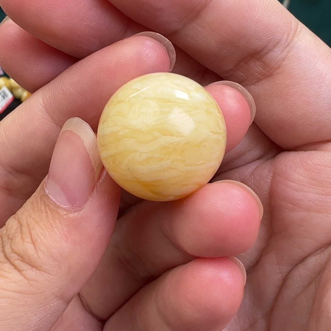 琥珀手链未镶嵌20+虎皮纹