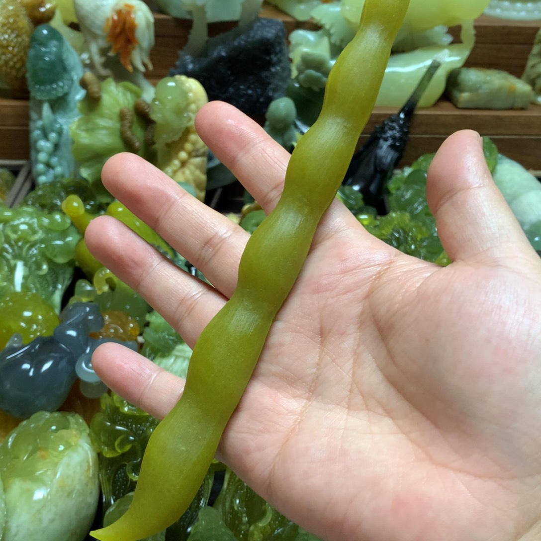 岫玉手把未镶嵌手把
