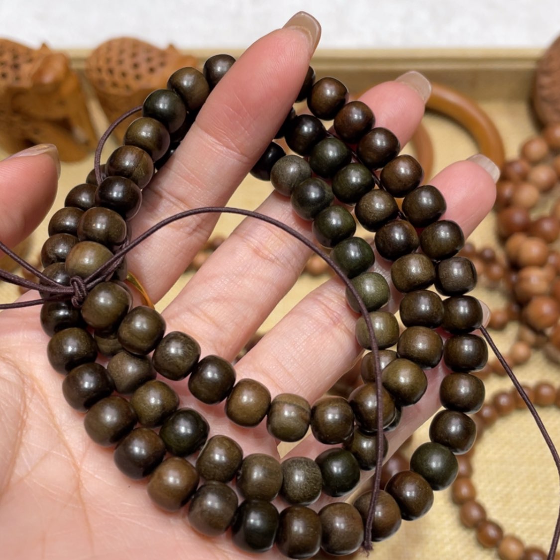 【闪购商品】檀香木手串/手链?*阴沉