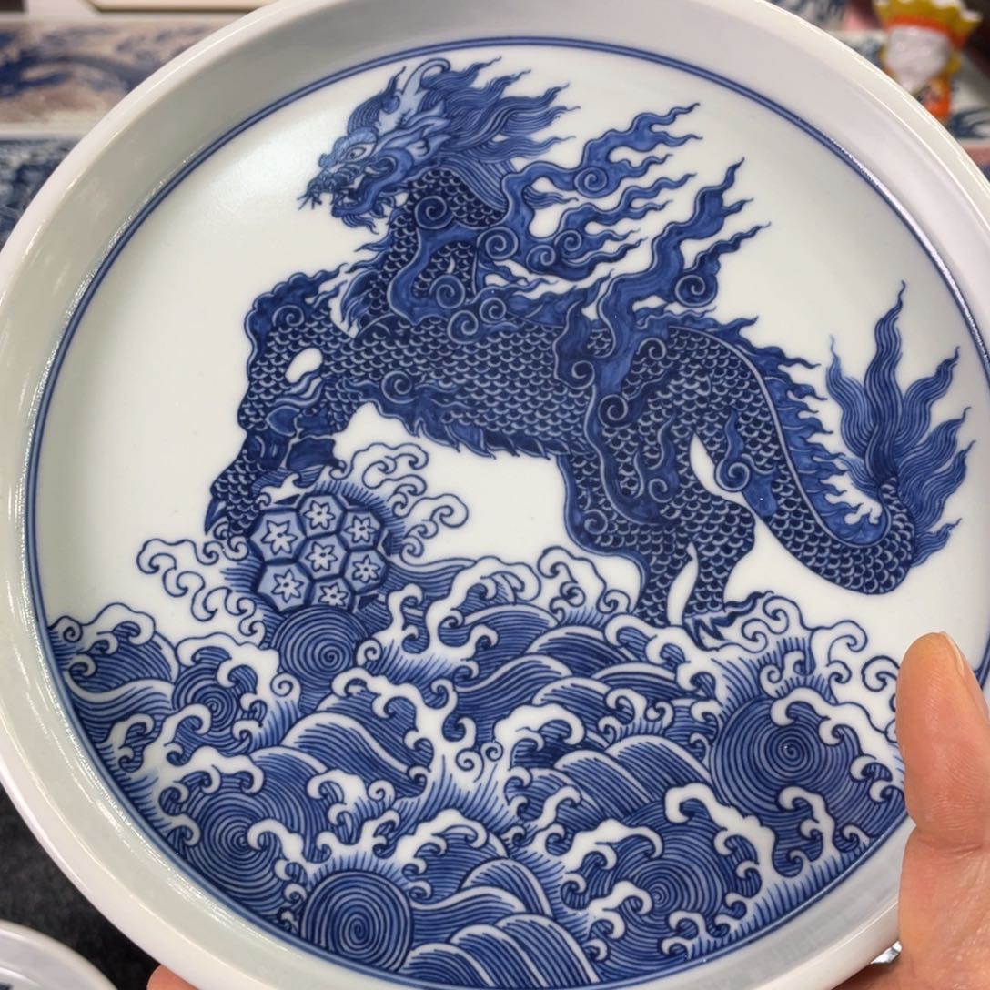 逗***驴景德镇陶瓷手工手绘