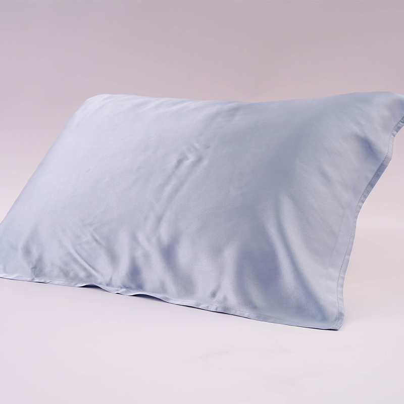 真丝枕巾100%桑蚕丝丝绸枕头皮透气夏季枕头套丝滑简约床上用品