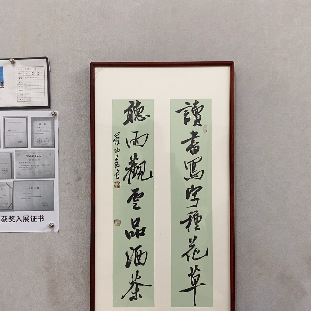 书法罗柏发老师的作品