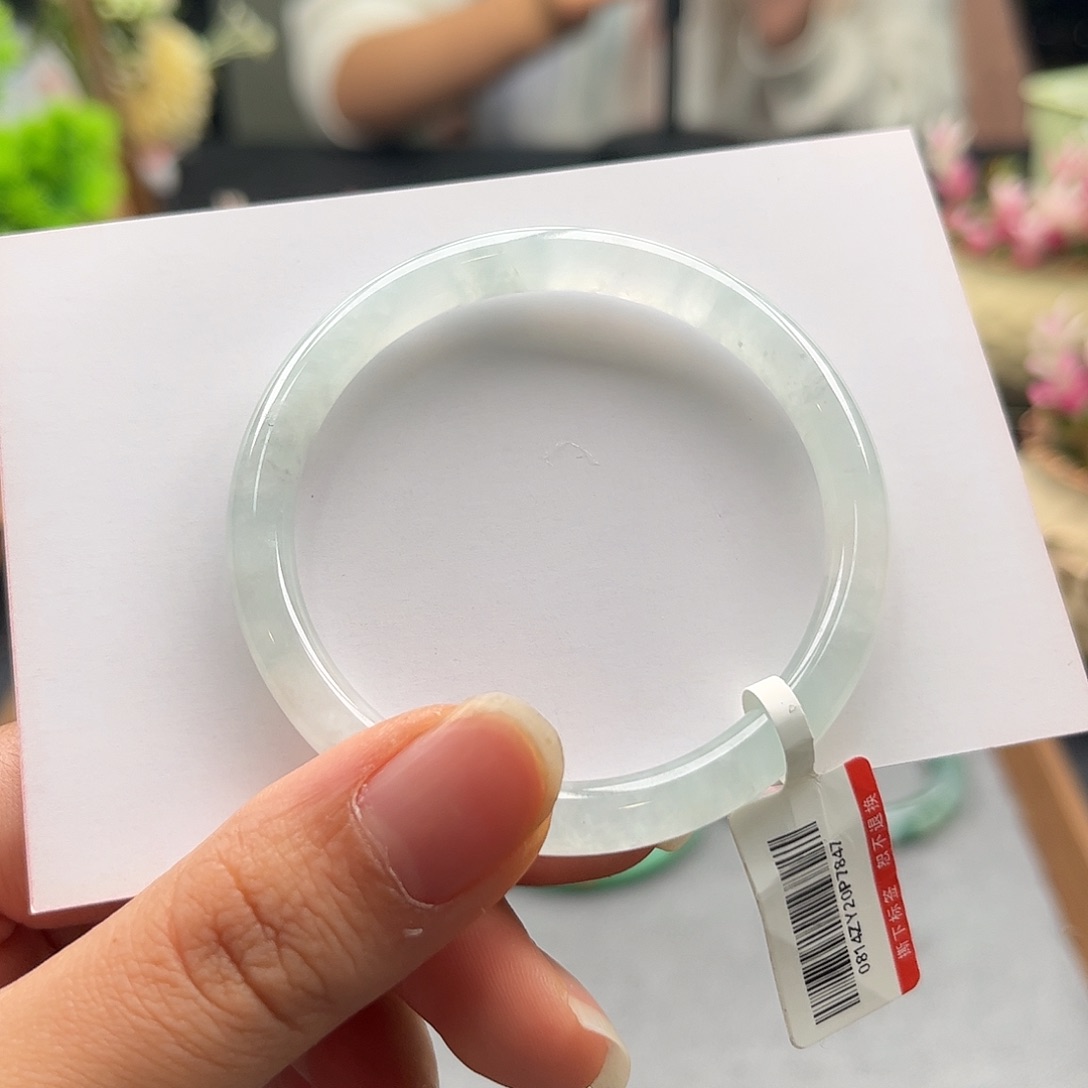 翡翠未镶嵌手镯50-51号51