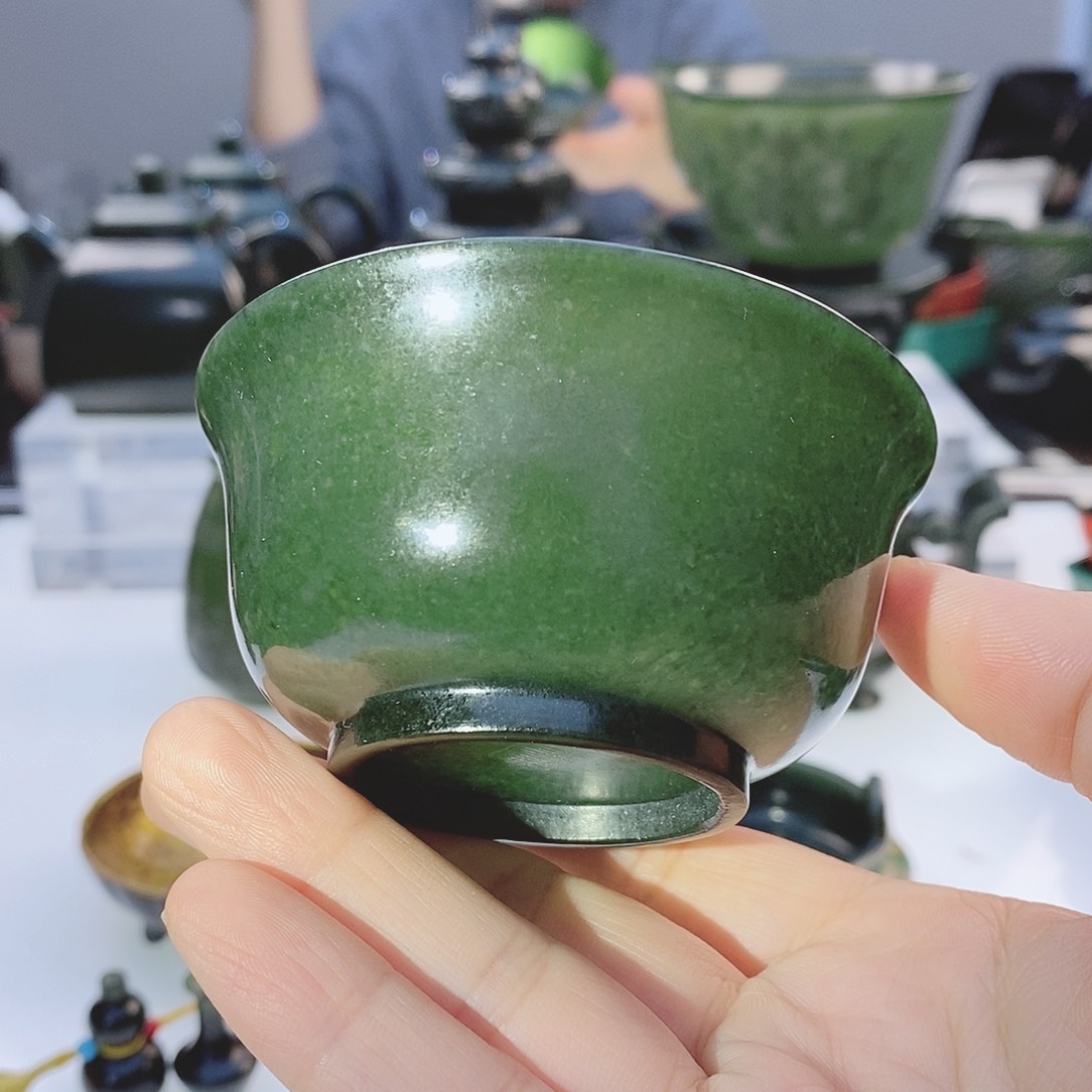 和田玉（青玉）把件未镶嵌