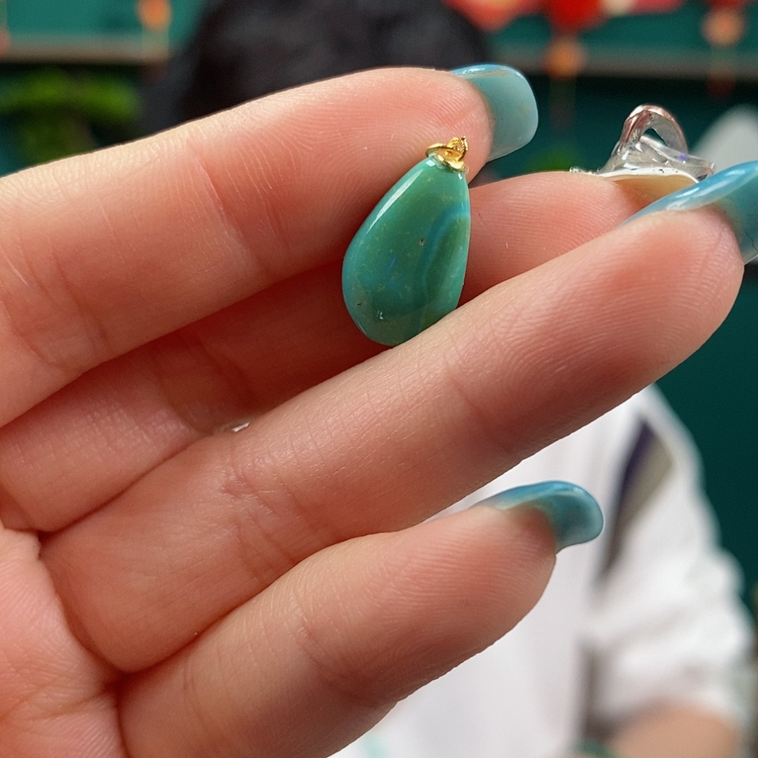 绿松石珠宝奇石未镶嵌