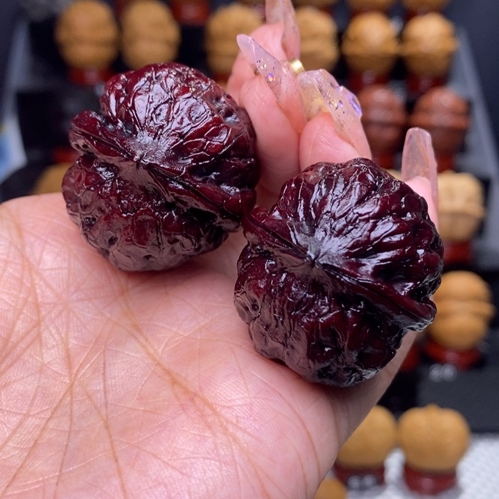 文玩核桃把件石斑虎48号