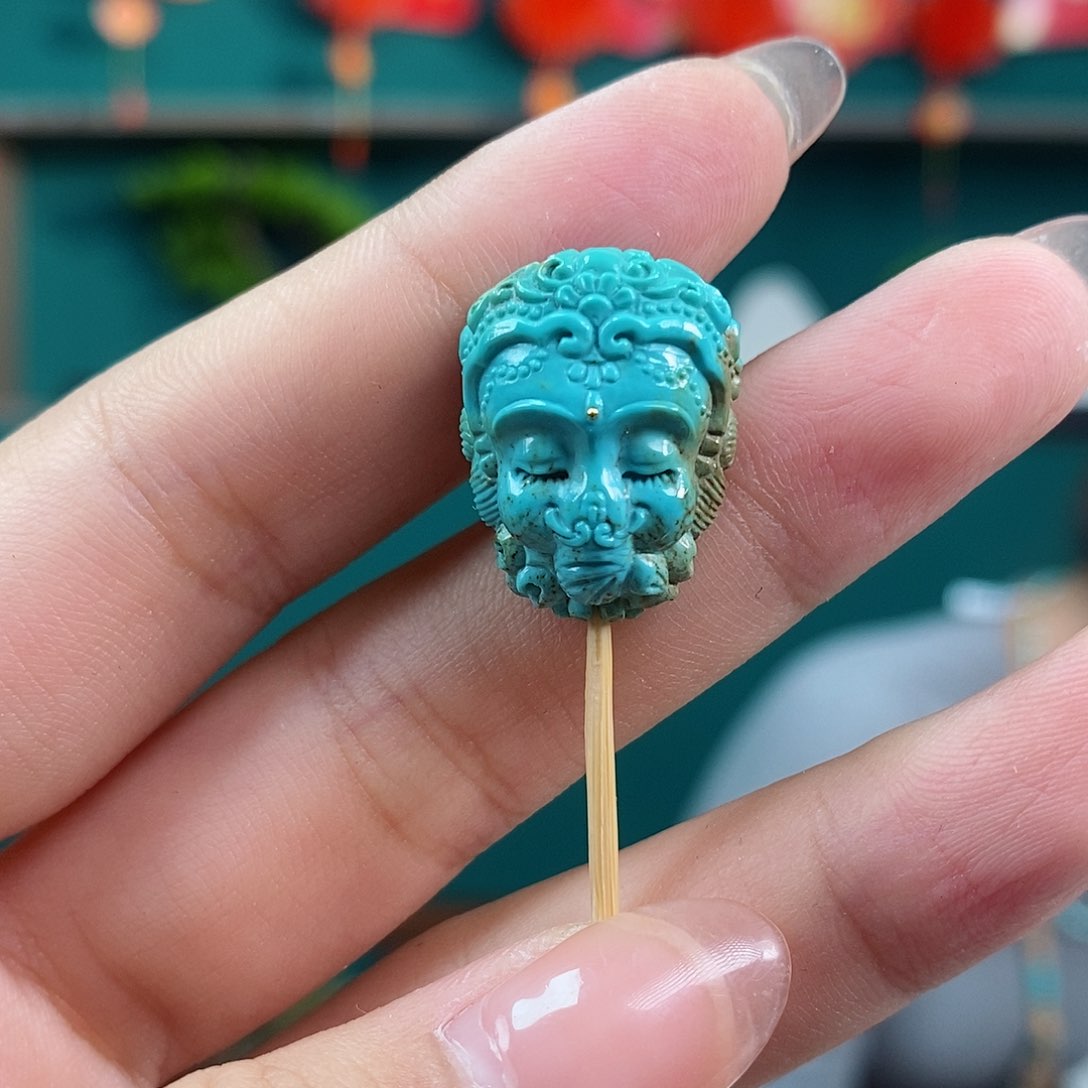 绿松石珠宝奇石未镶嵌