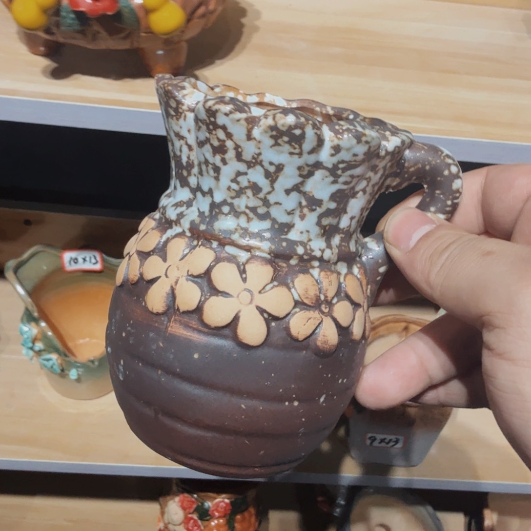 紫砂花盆粗陶盆醋