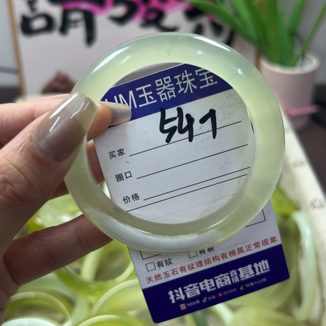 蛇纹石玉手镯未镶嵌406