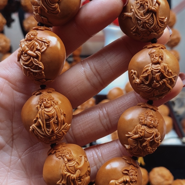 橄榄核手串/手链手工观音2.4