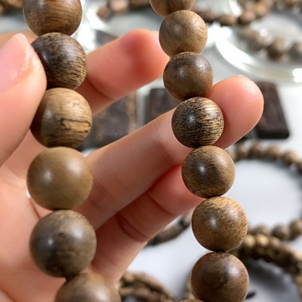 【闪购商品】沉香手串老挝红土沉香1,1，11克单圈