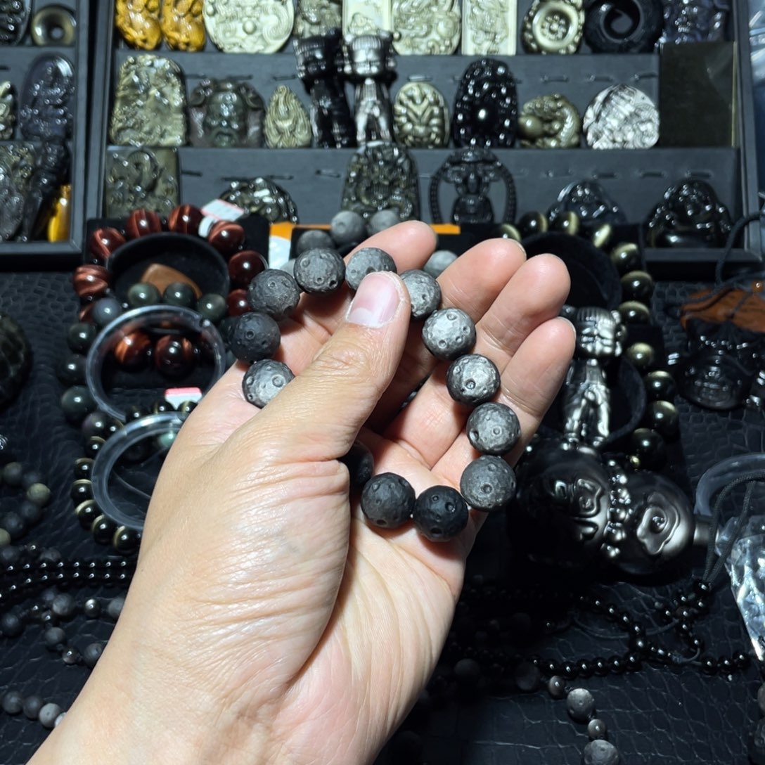 黑曜岩珠宝奇石未镶嵌H****?