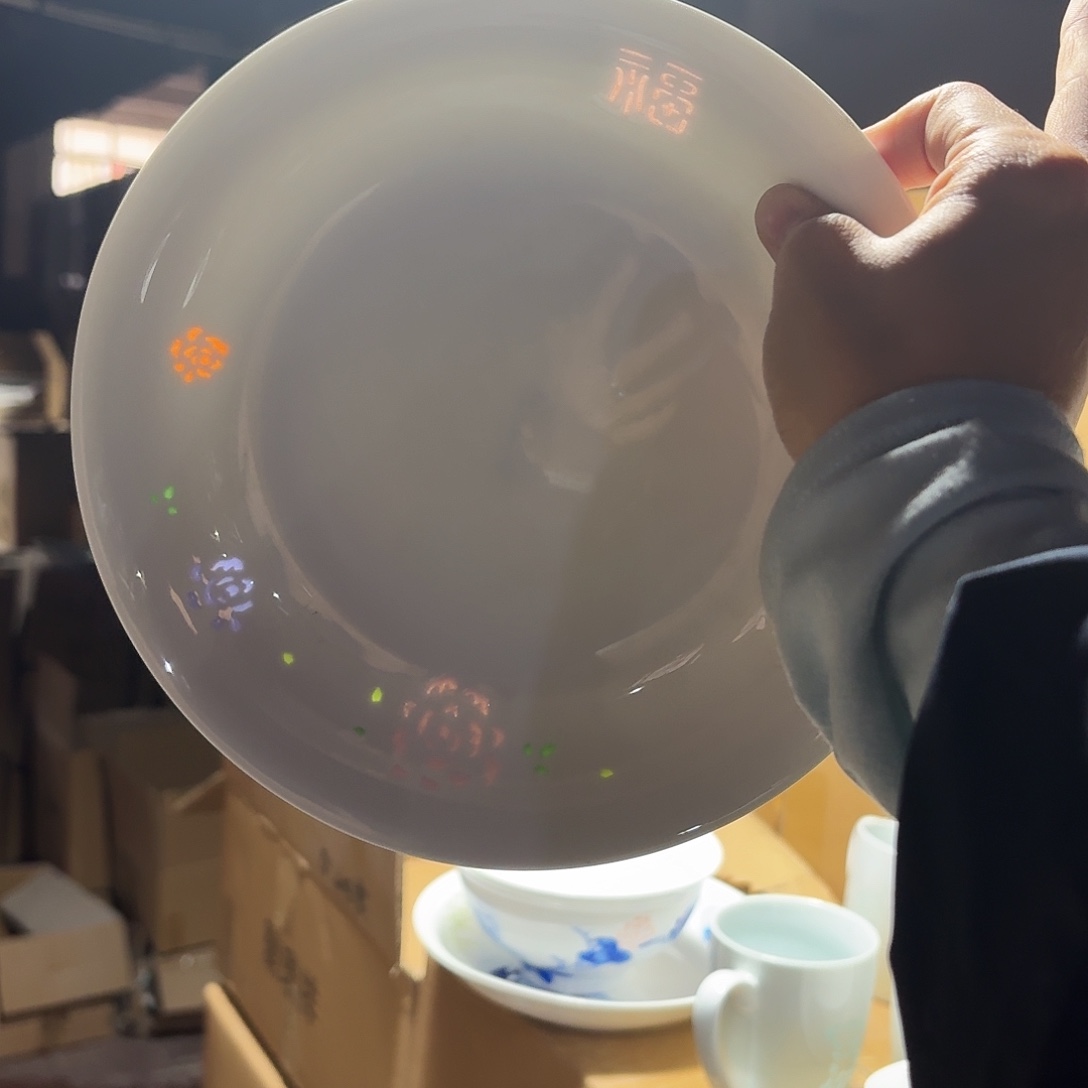 陶景德镇两只微瑕