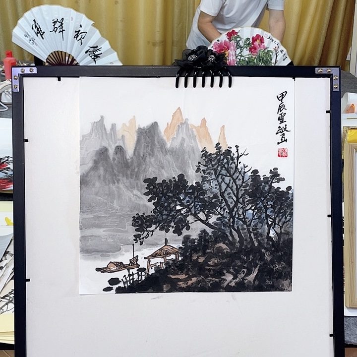国画张圣敏先生纯手绘作品