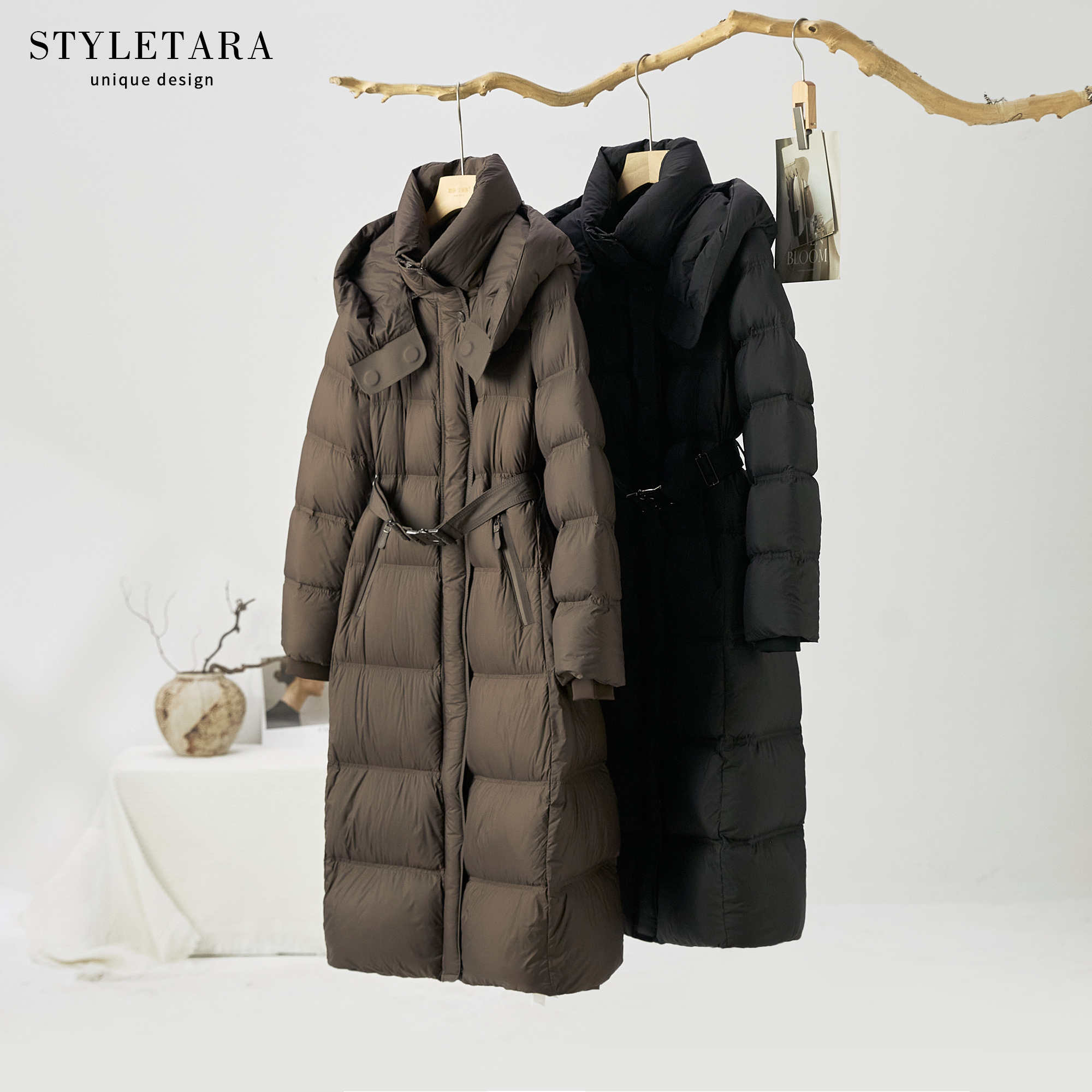 *冬季女士长款羽绒服12762