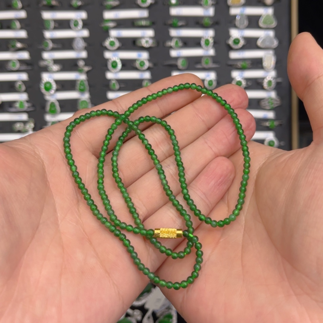 翡翠戒指未镶嵌?***?翡翠项链