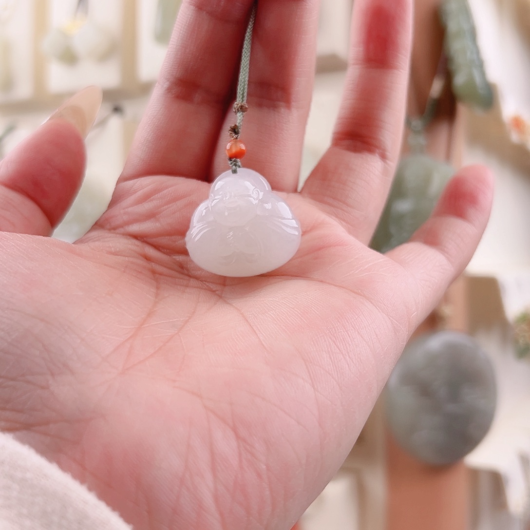 和田玉吊坠(不含链)未镶嵌潘*拉