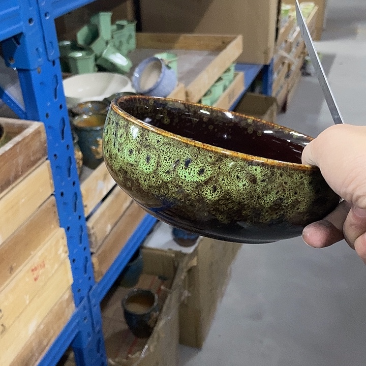 花盆单场满9.9发货17×6.5无孔绿