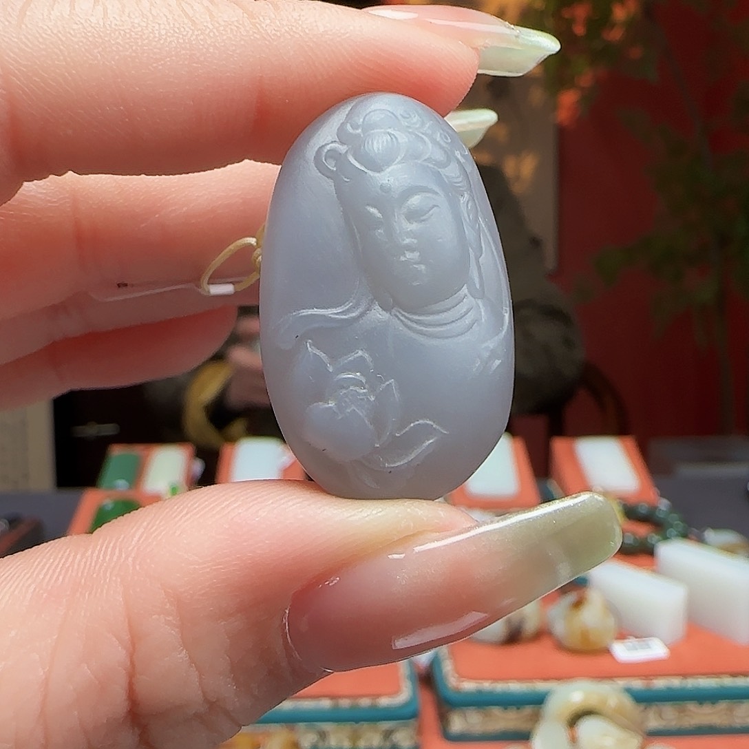 和田玉吊坠未镶嵌吊坠