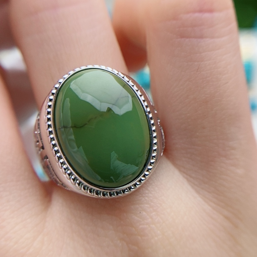【闪购商品】绿松石原矿绿松石银S925镶嵌