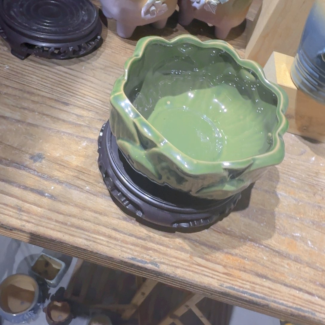 紫砂花盆粗陶盆醋