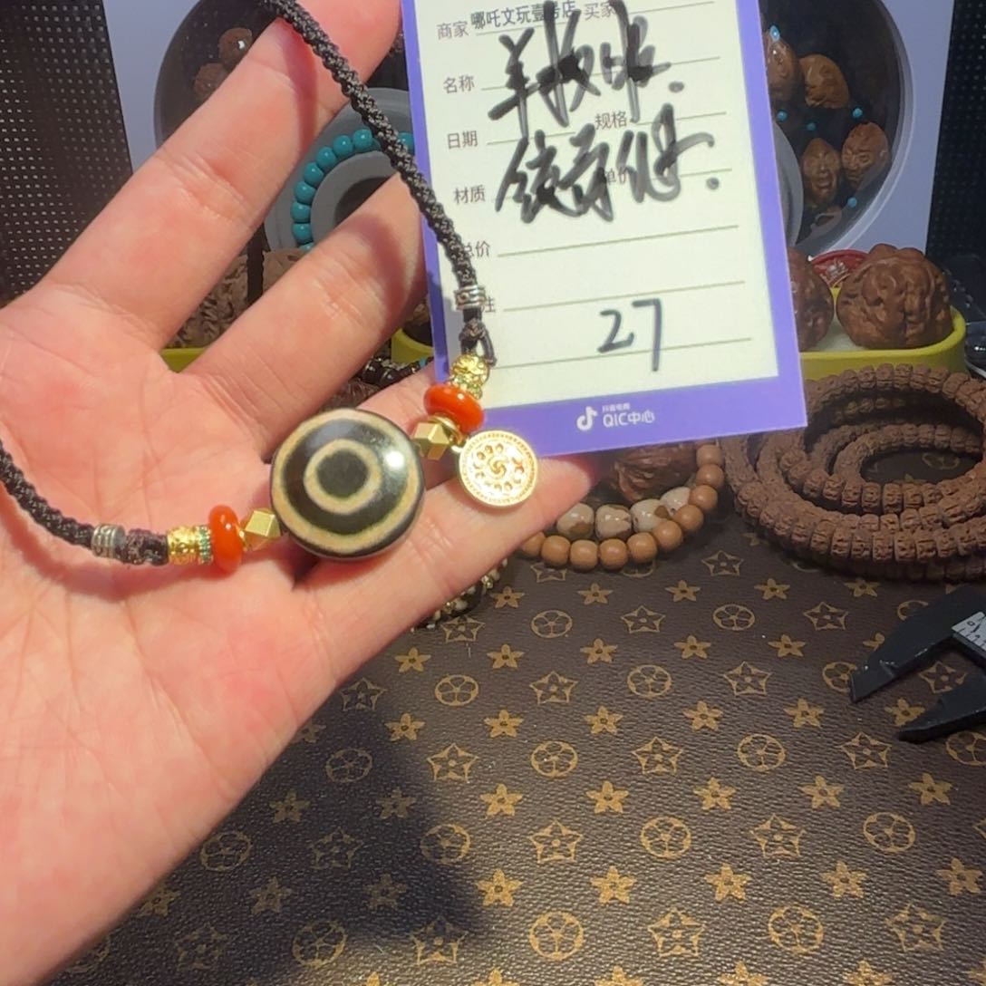 凤眼菩提手串严板眼锁骨哦链27