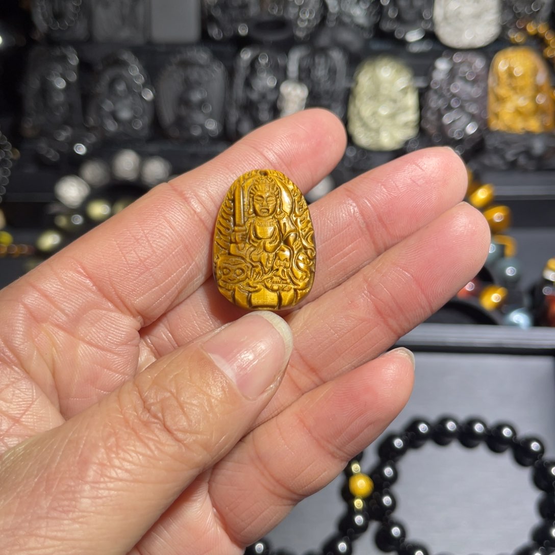 木变石（虎睛石）吊坠(赠链)未镶嵌财*旺