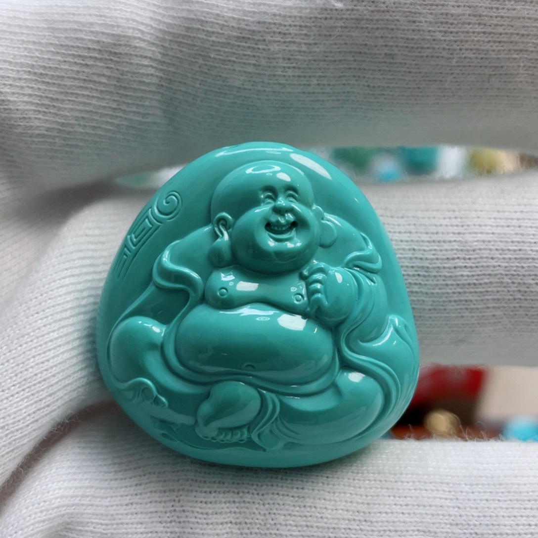 绿松石珠宝奇石未镶嵌