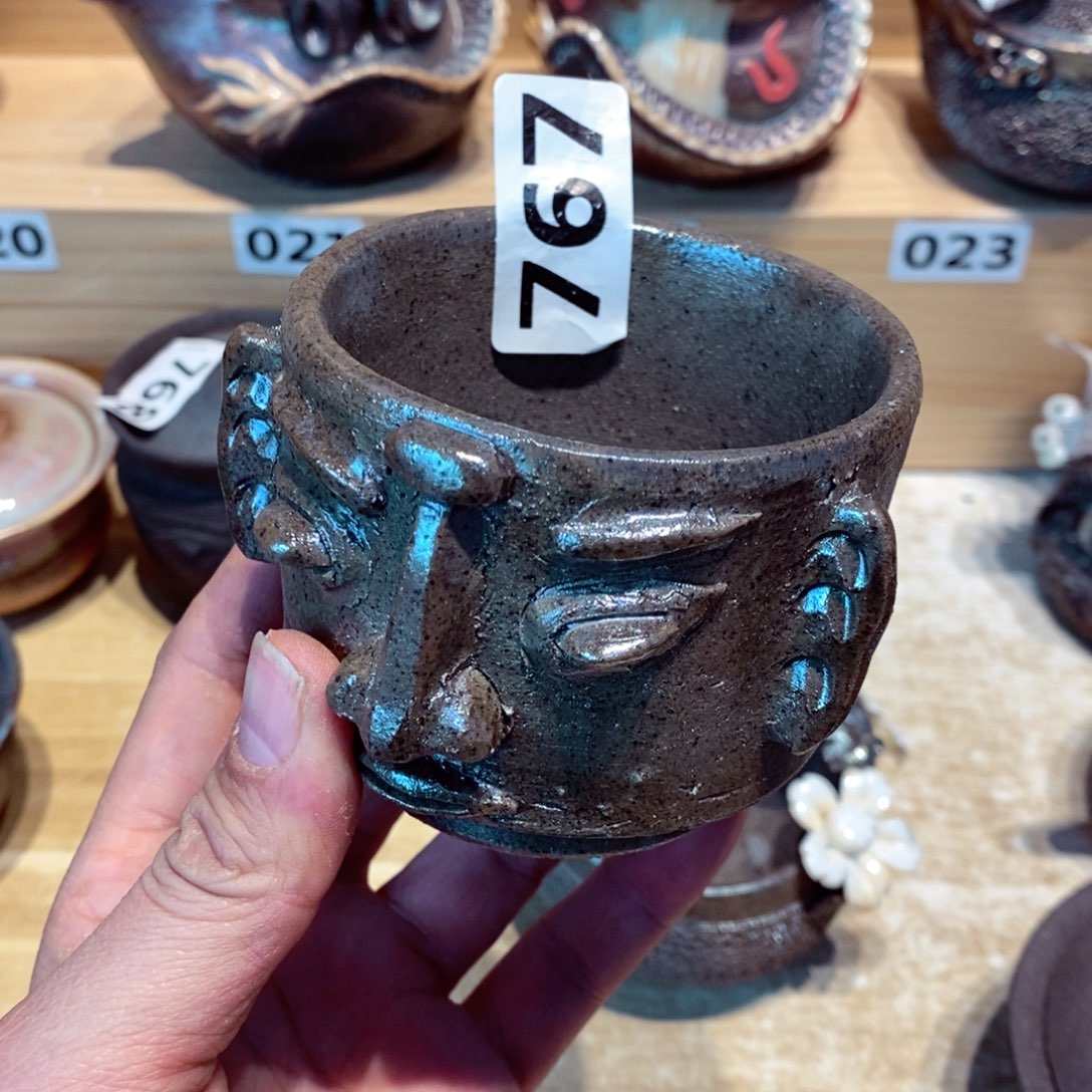 柴烧茶具陶瓷杯子