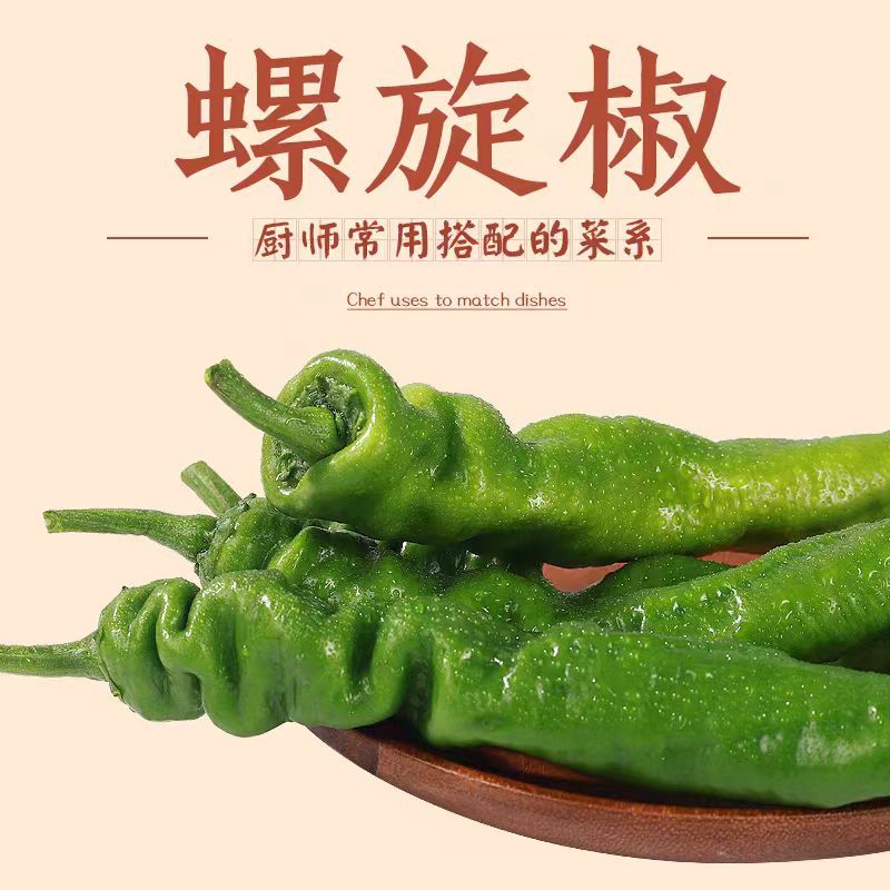 农家自种现摘现发辣椒新鲜薄皮微辣螺丝椒当季头茬蔬菜产地直发