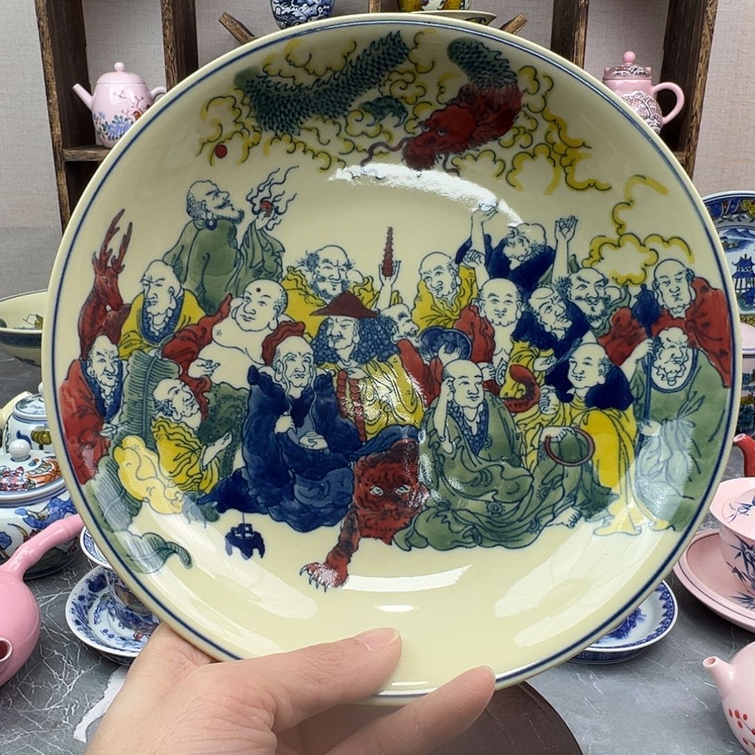 摆件陶景德镇陶瓷567老厂瓷53