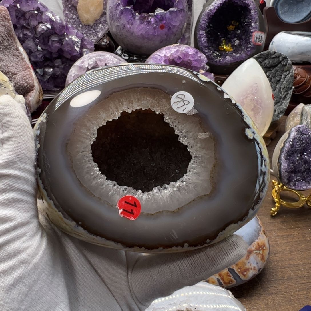 水晶未镶嵌水晶聚宝盆11