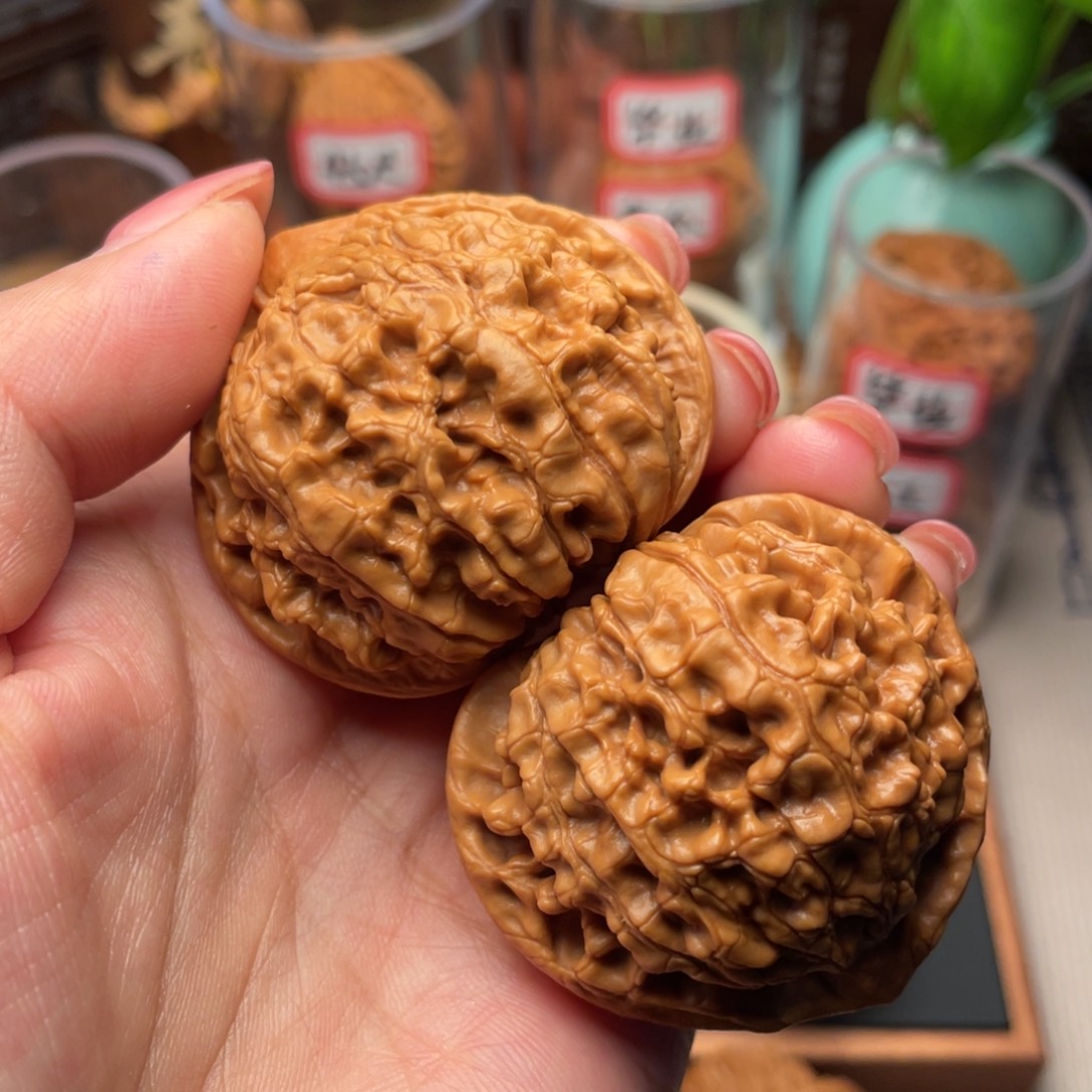 桃核把件全品桃心麒麟纹47+