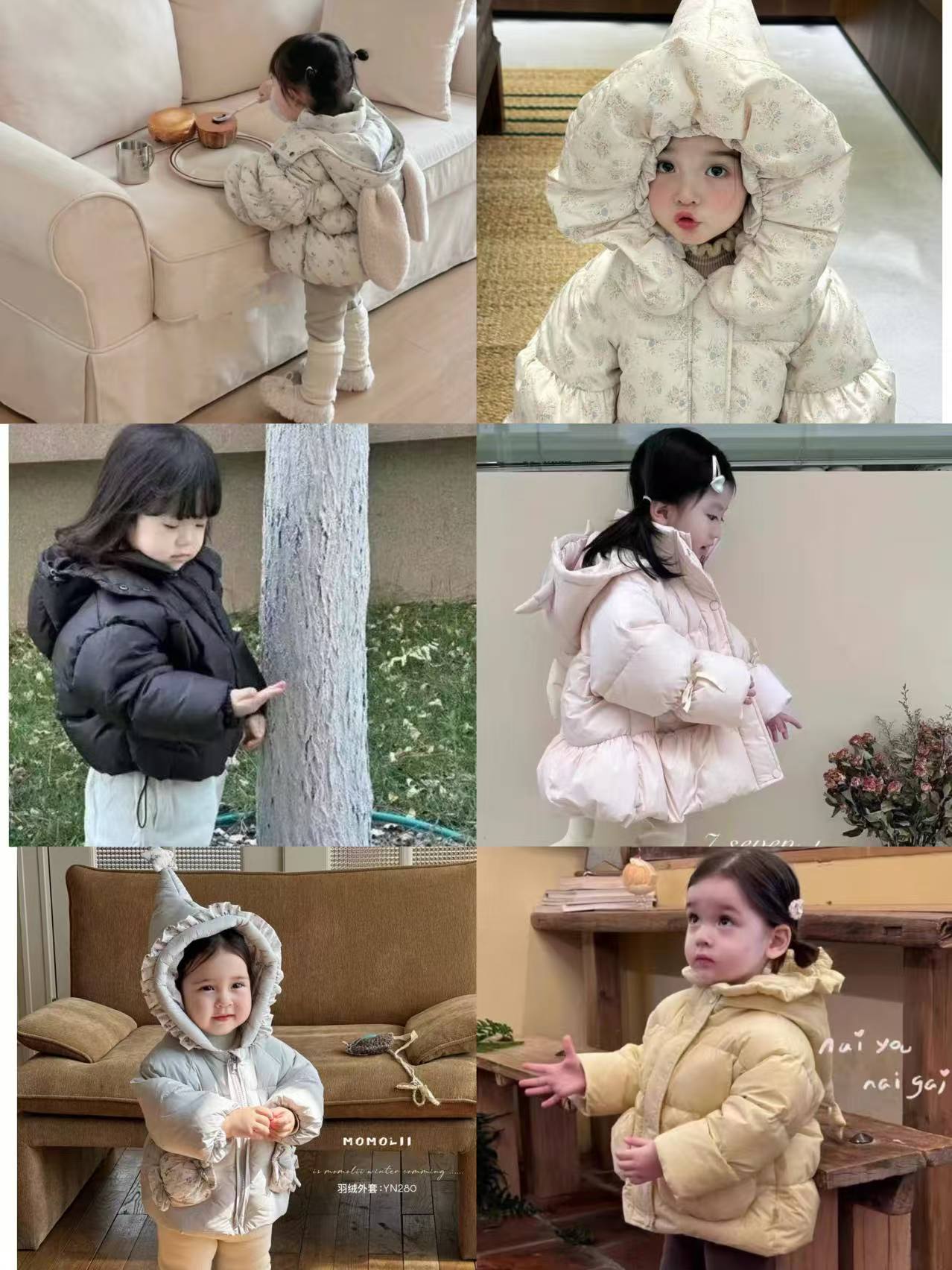 【A900-One朵】童装女宝秋冬新款小童套装外套裤子单件版