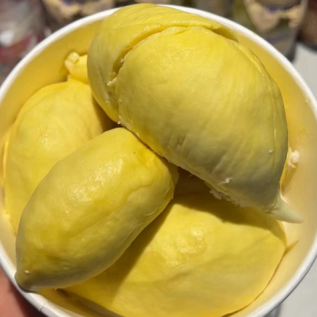 新鲜金枕榴莲果肉整果现开核小3斤越南软糯香甜金枕越南