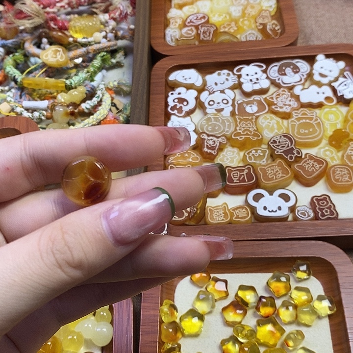 琥珀未镶嵌珠宝奇石钱币