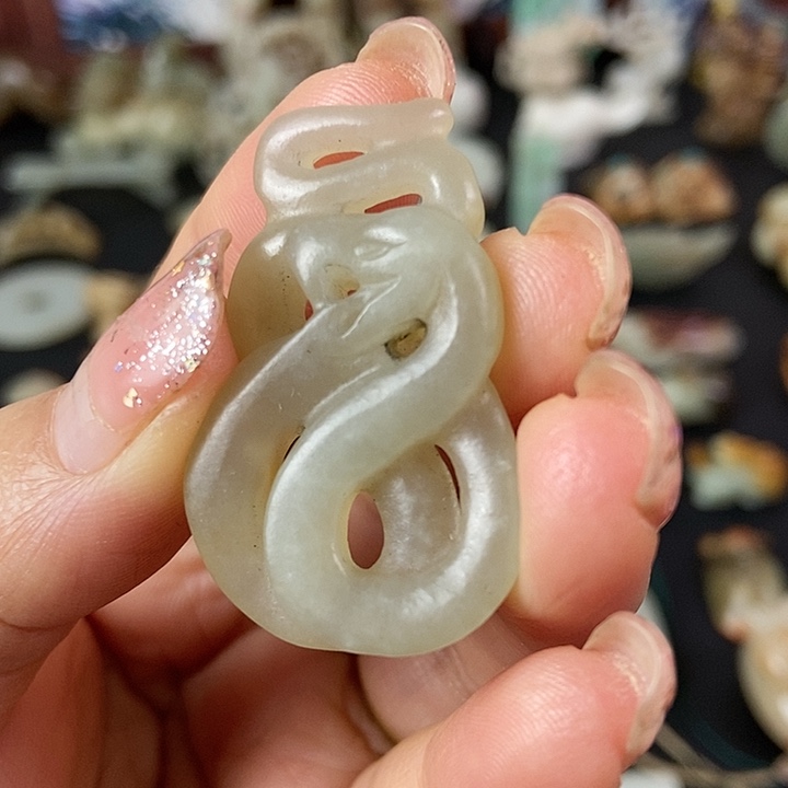 和田玉（糖玉）挂件未镶嵌