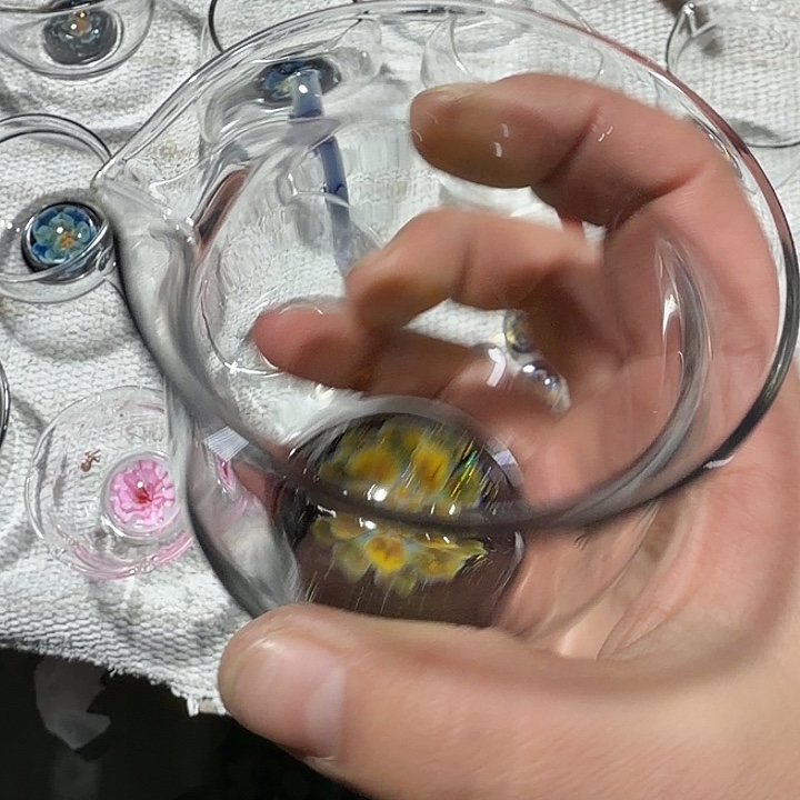 手工艺品玻璃玻璃茶器无耳香色