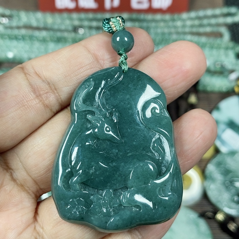 【闪购商品】翡翠颈饰未镶嵌玉吊坠翡翠玉一路有你一路相伴