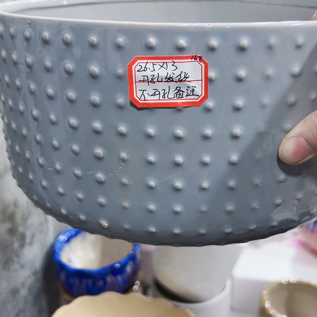 外贸尾单陶瓷花盆凑单10米包邮