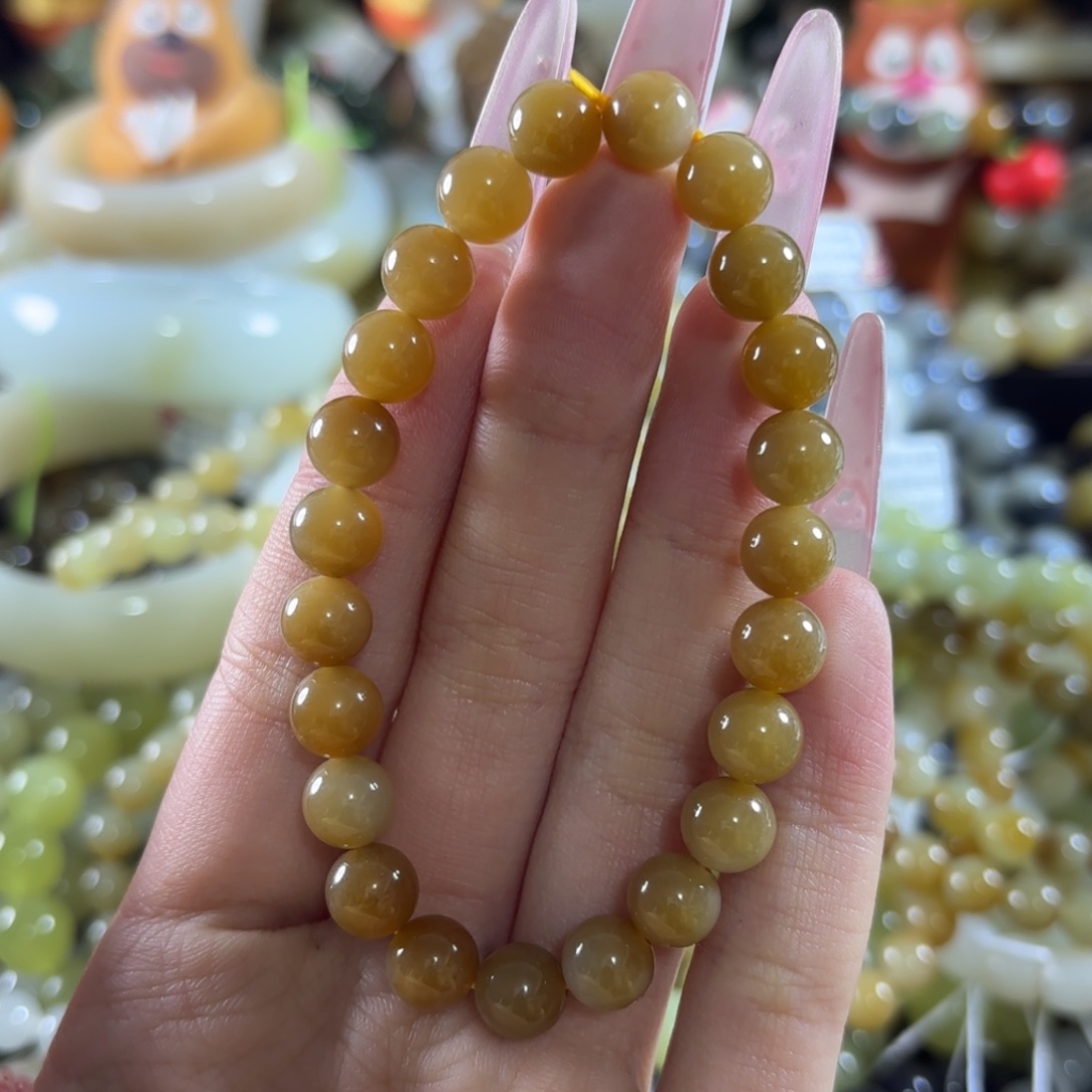 和田玉未镶嵌手链183