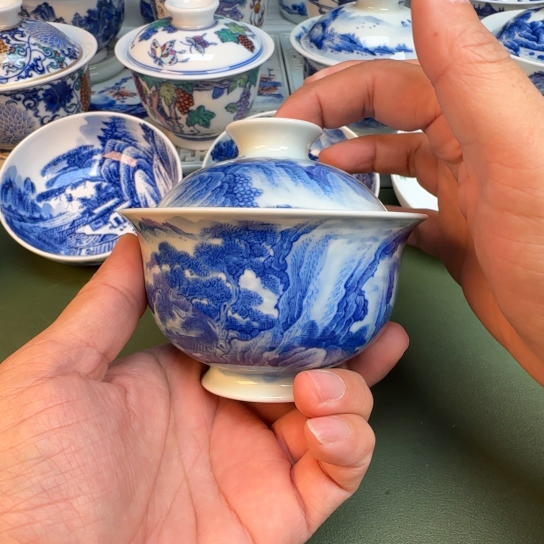陶纯手工纯手绘茶具329