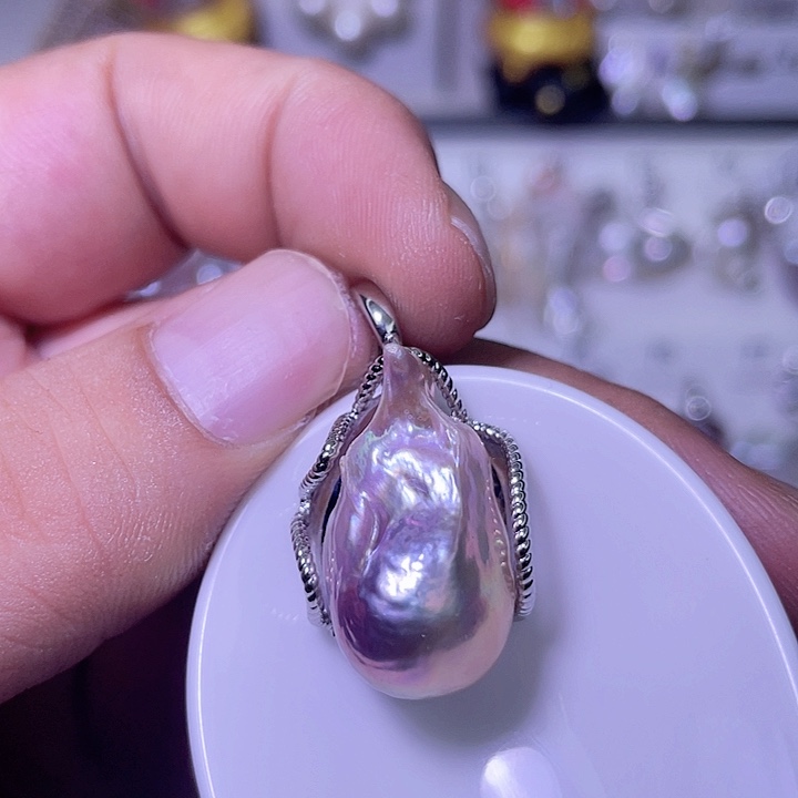 淡水珍珠合金颈饰34