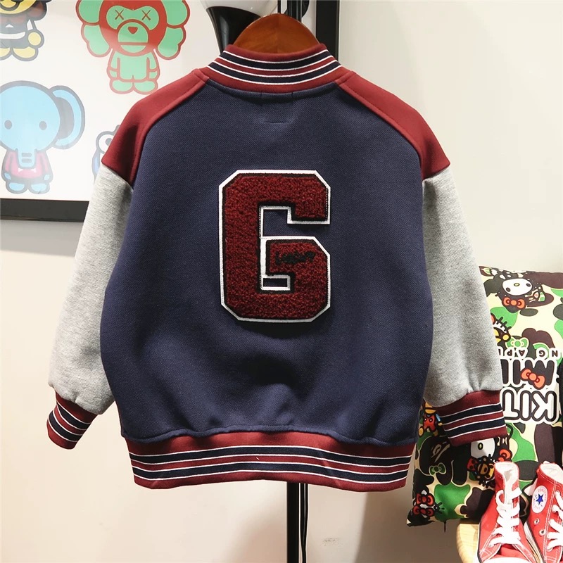 【稚由稚在】大G时尚休闲百搭春秋儿童棒球服231037